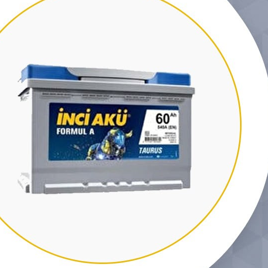 İnci Akü 60 Amper orijinal akü